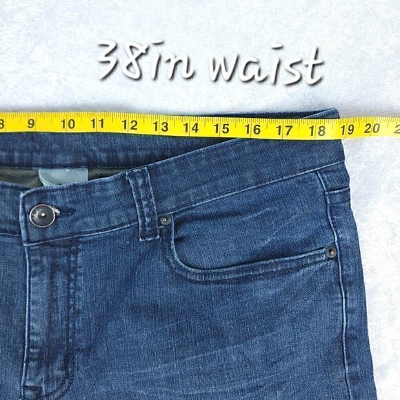 Urban Pipeline Men's 100% Cotton Slim-Fit Straight Jeans Blue Size 36/34 - Picture 8 of 10